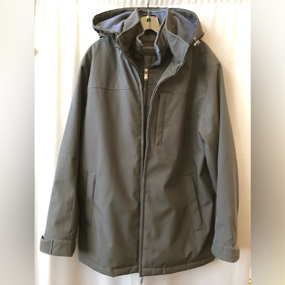 Weatherproof Ultra Tech Jacket, Double Zip Hooded Water Repellant Coat,sz M,new - Picture 7 of 11